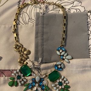 Blue and Green Necklace